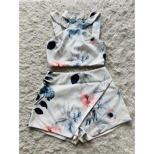Floral Shorts Set